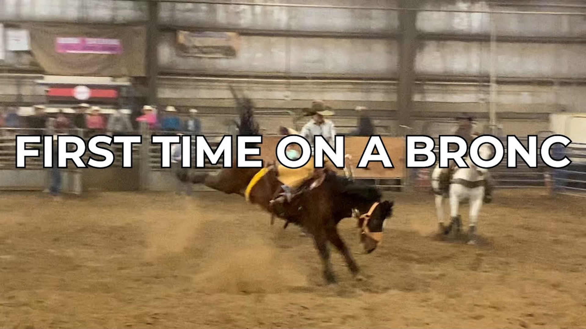 Riding my first bronc at a women’s ranch bronc school vlog part 1