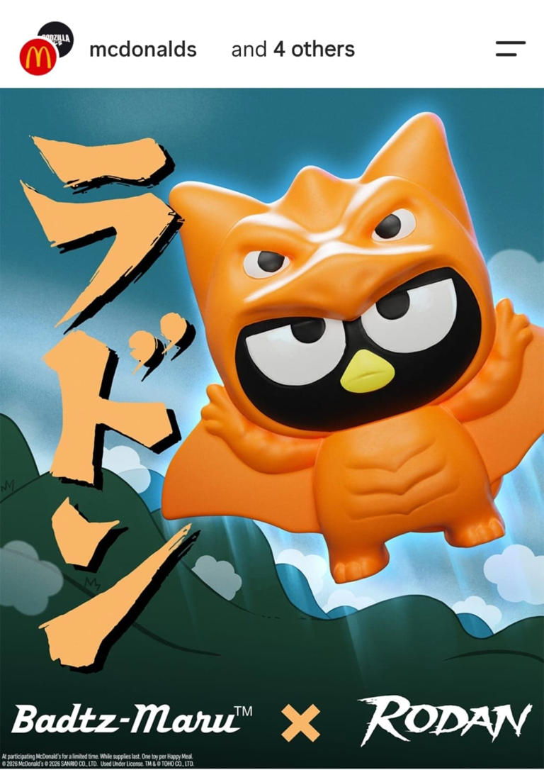 McDonald’s Hello Kitty x Godzilla Happy Meal: What is this chaotic ...