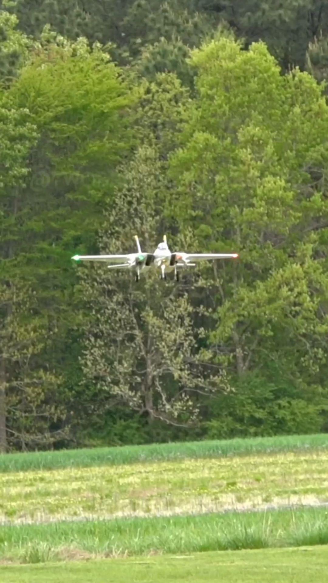 F-14A Tomcat RC aircraft flight maneuver highlights