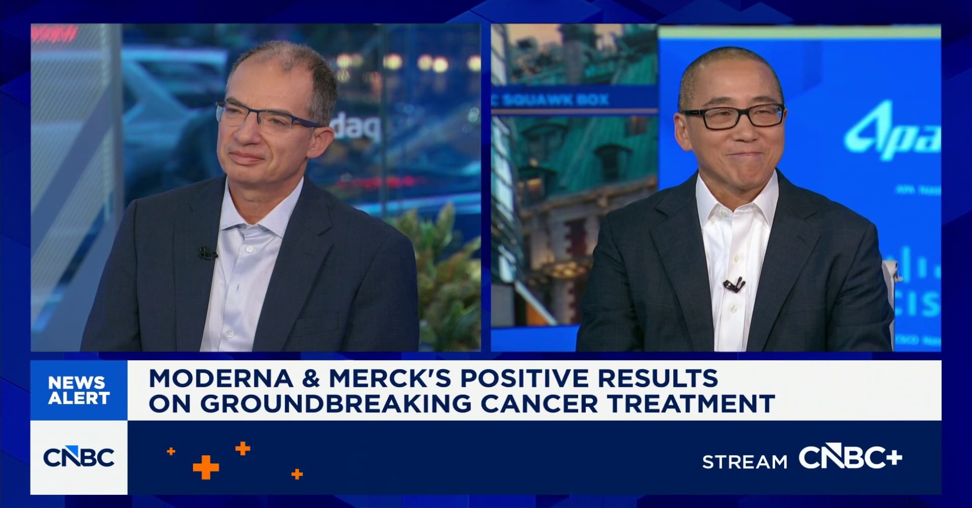 'An increased ability to be disease-free': Moderna CEO & Merck's Dr. Li ...