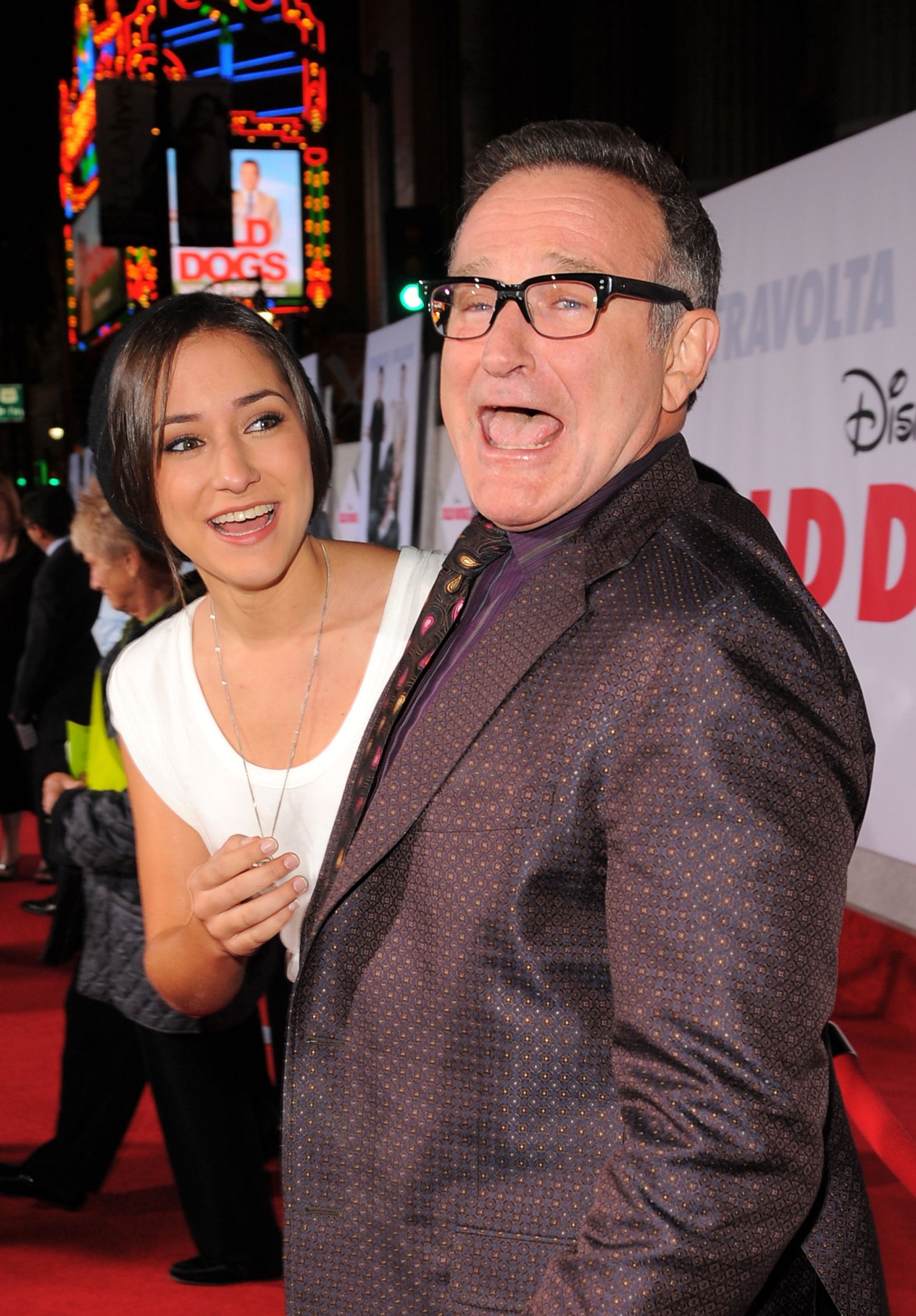 Robin’s daughter, Zelda, has previously begged fans to stop spreading AI content of her father(Picture: Michael Caulfield/WireImage)