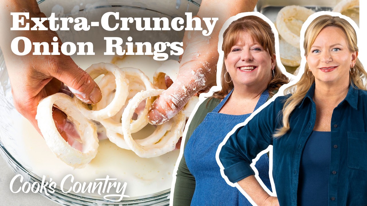 How to get extra crunchy onion rings that don't get soggy