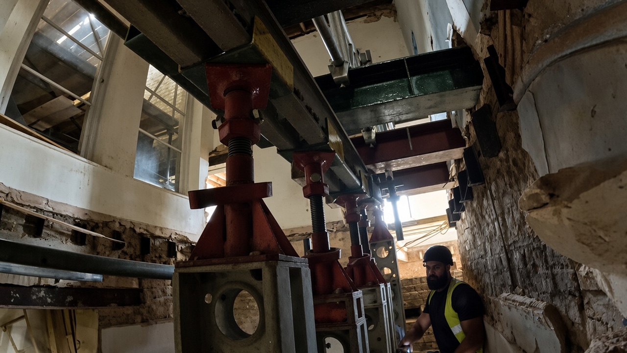 How professional scaffolding crews handle difficult heavy structure ...