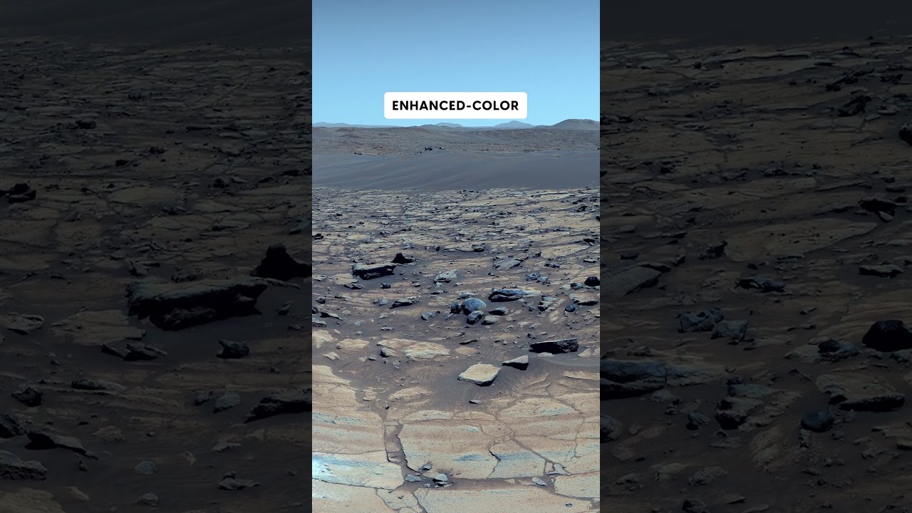 NASA reveals Mars landscape through realistic Earth-tinted color lens