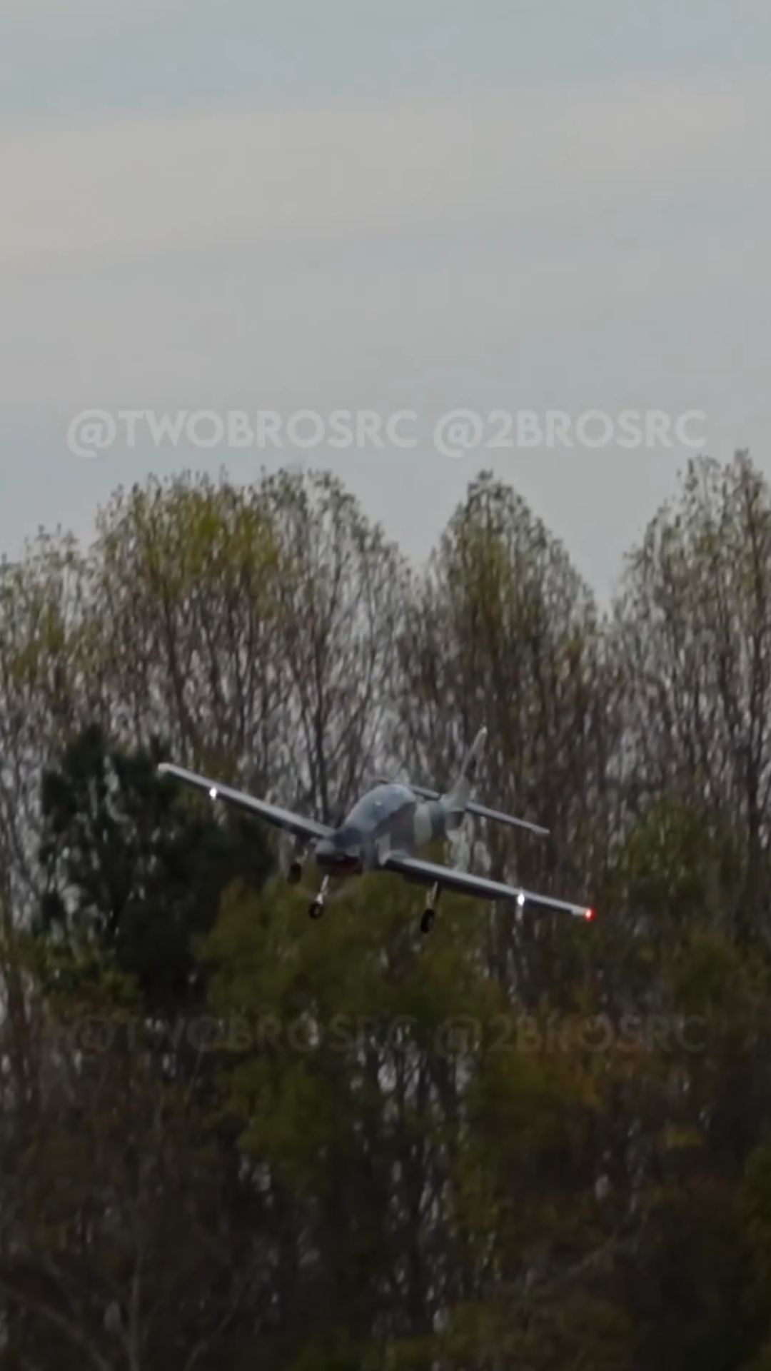 Super Tucano RC plane touch and go flight performance