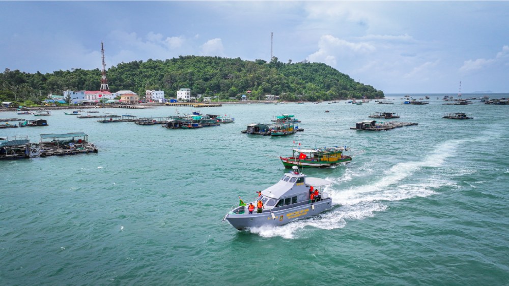 An Giang diễn tập phòng chống thiên tai ở xã đảo Tiên Hải