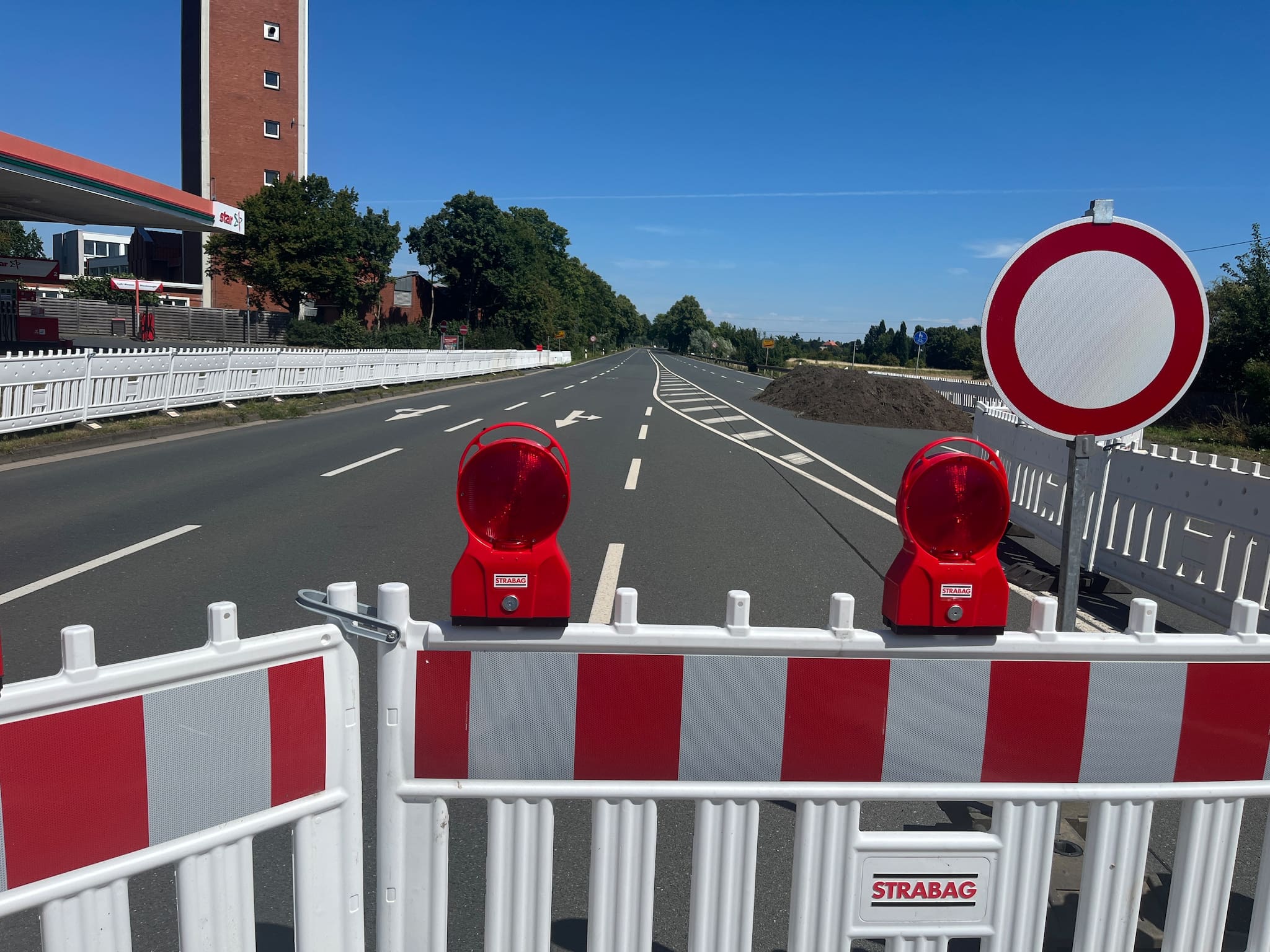 B217-Sanierung: Heute Nacht müssen Pendler eine Umleitung fahren