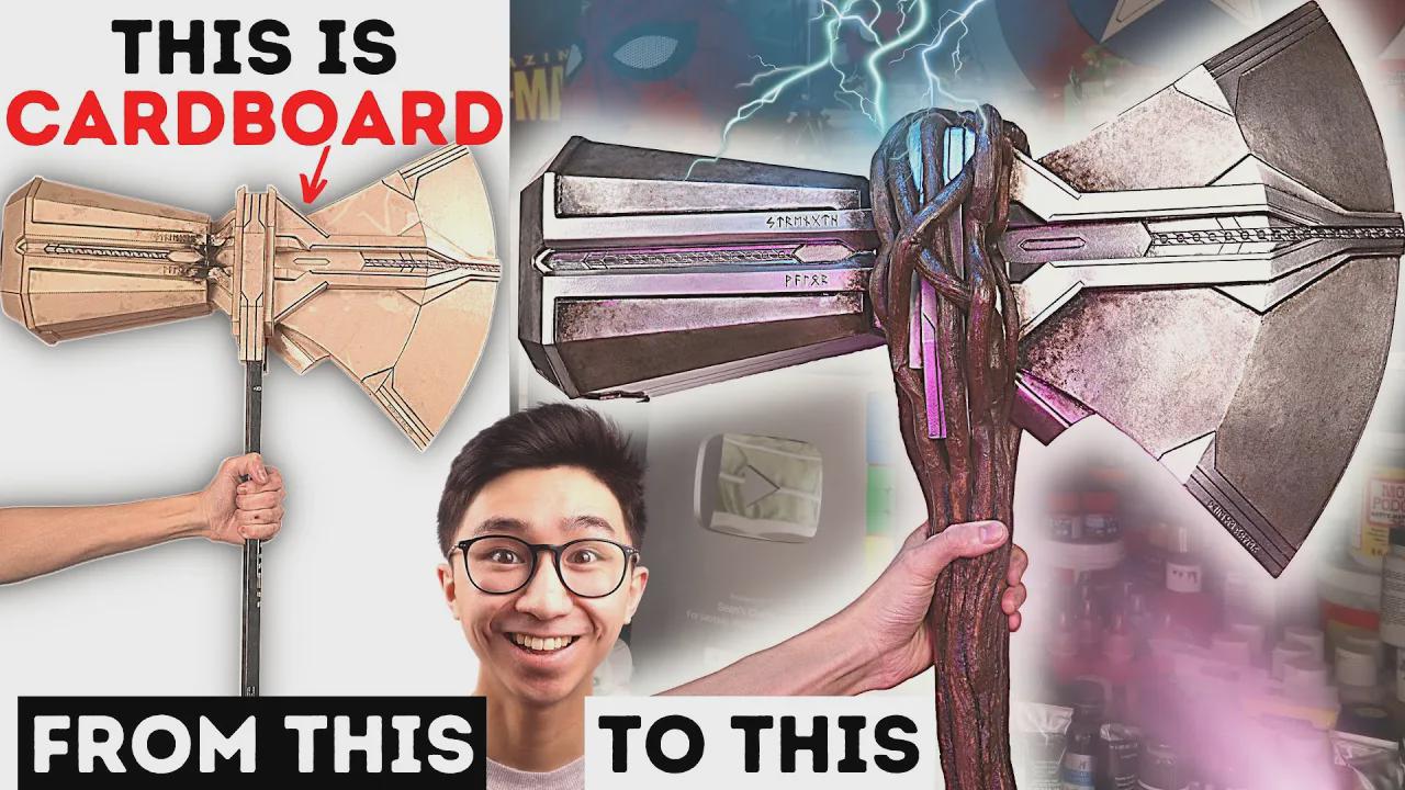 How I made Thor’s Stormbreaker (out of cardboard)