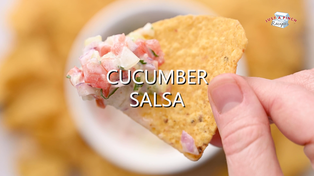 Crisp cucumber salsa | Easy and refreshing appetizer idea!