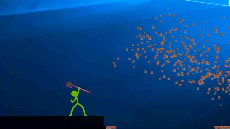 Note Block Battle Staff: Stick figures harness lucky harmony