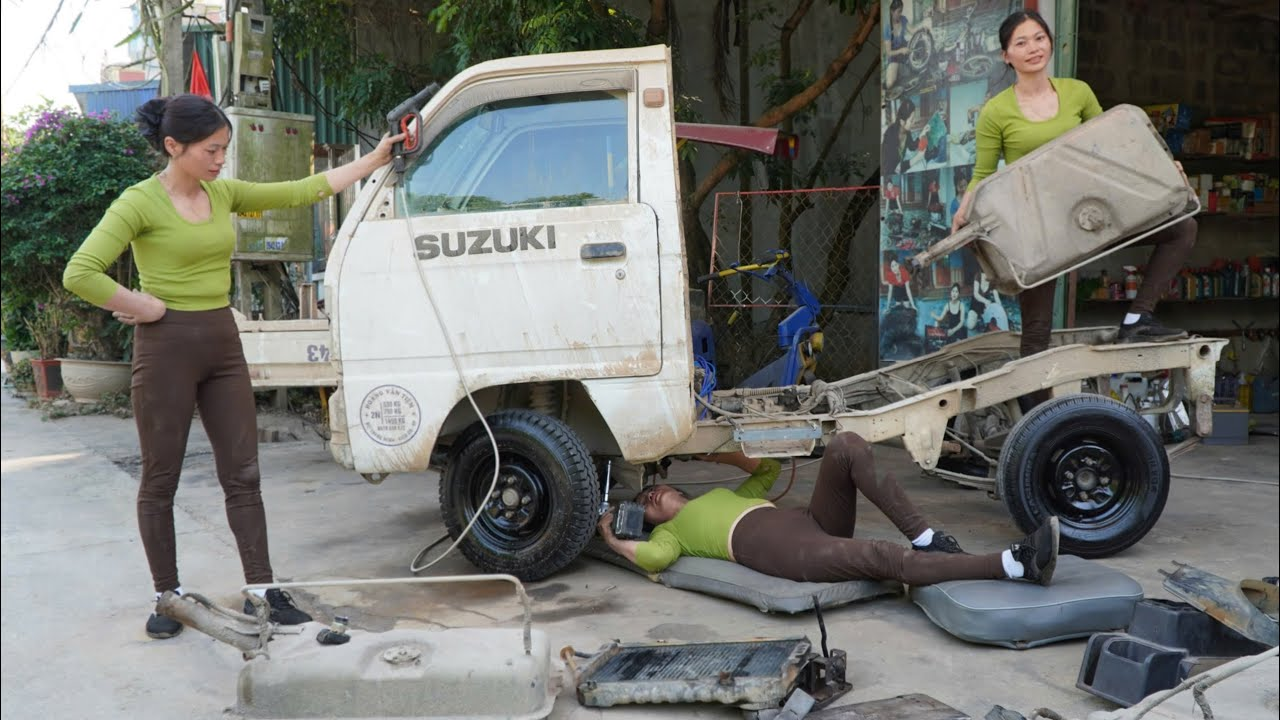 She revived a Suzuki mini truck engine after more than 20 years of disuse