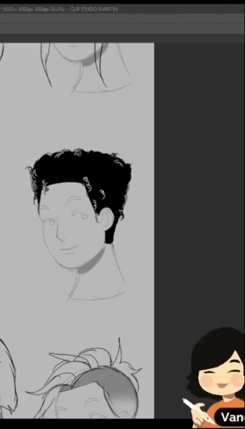 How to draw hair knots and Bantu knots