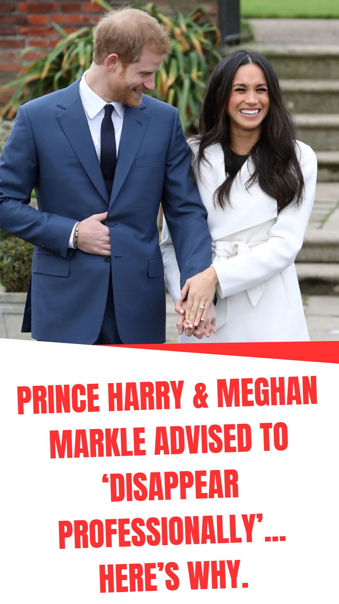 Prince Harry & Meghan Markle advised to disappear professionally ...
