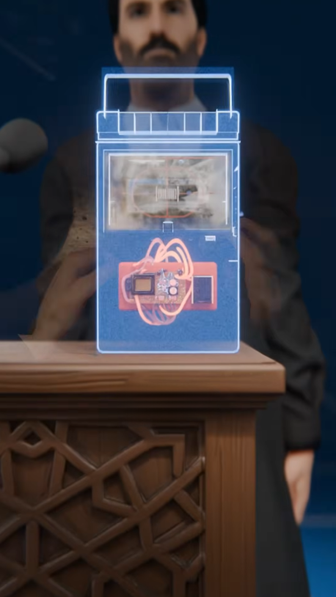 How did a hidden bomb targeting a leader explode?