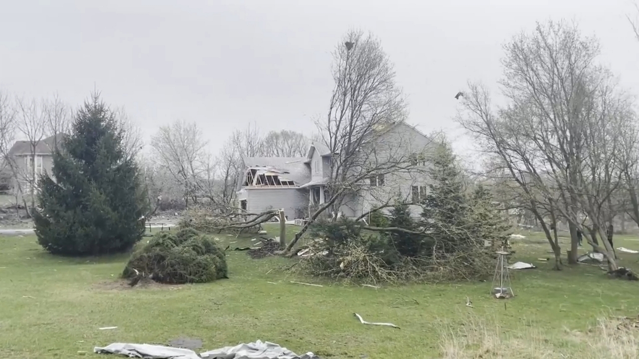 Tornado causes significant damage in southeast Rochester, Minnesota, USA