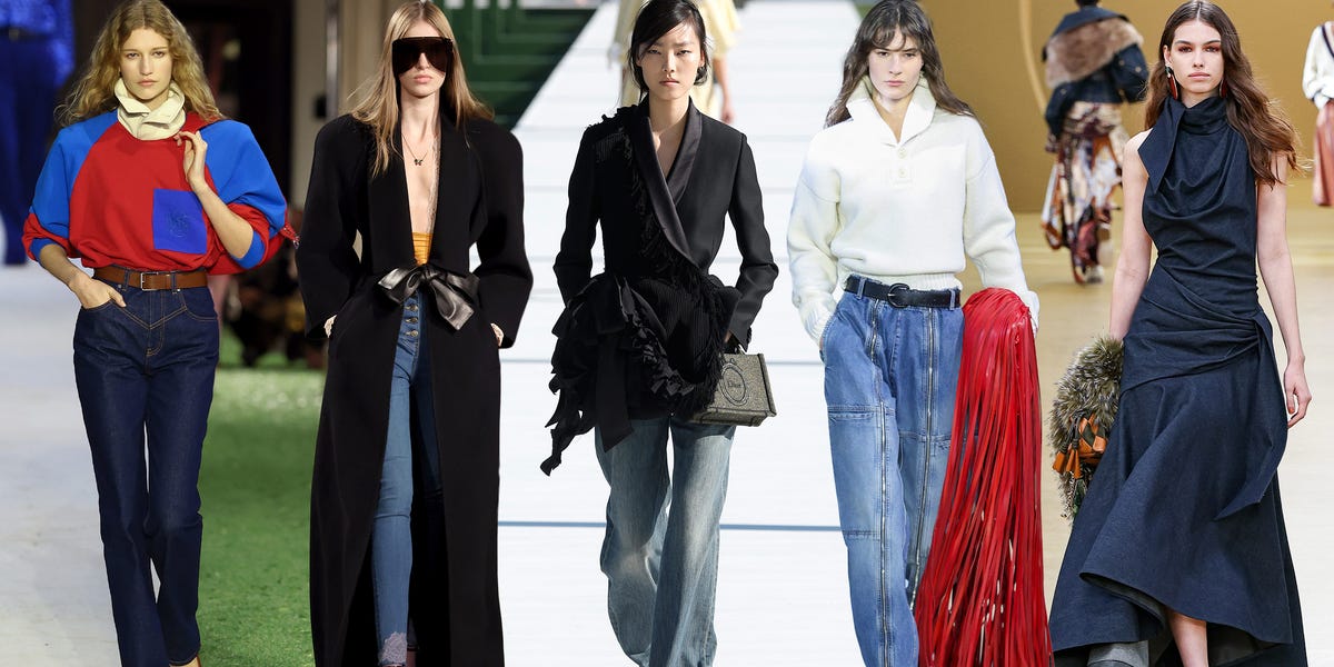 These denim trends will define fall 2026
