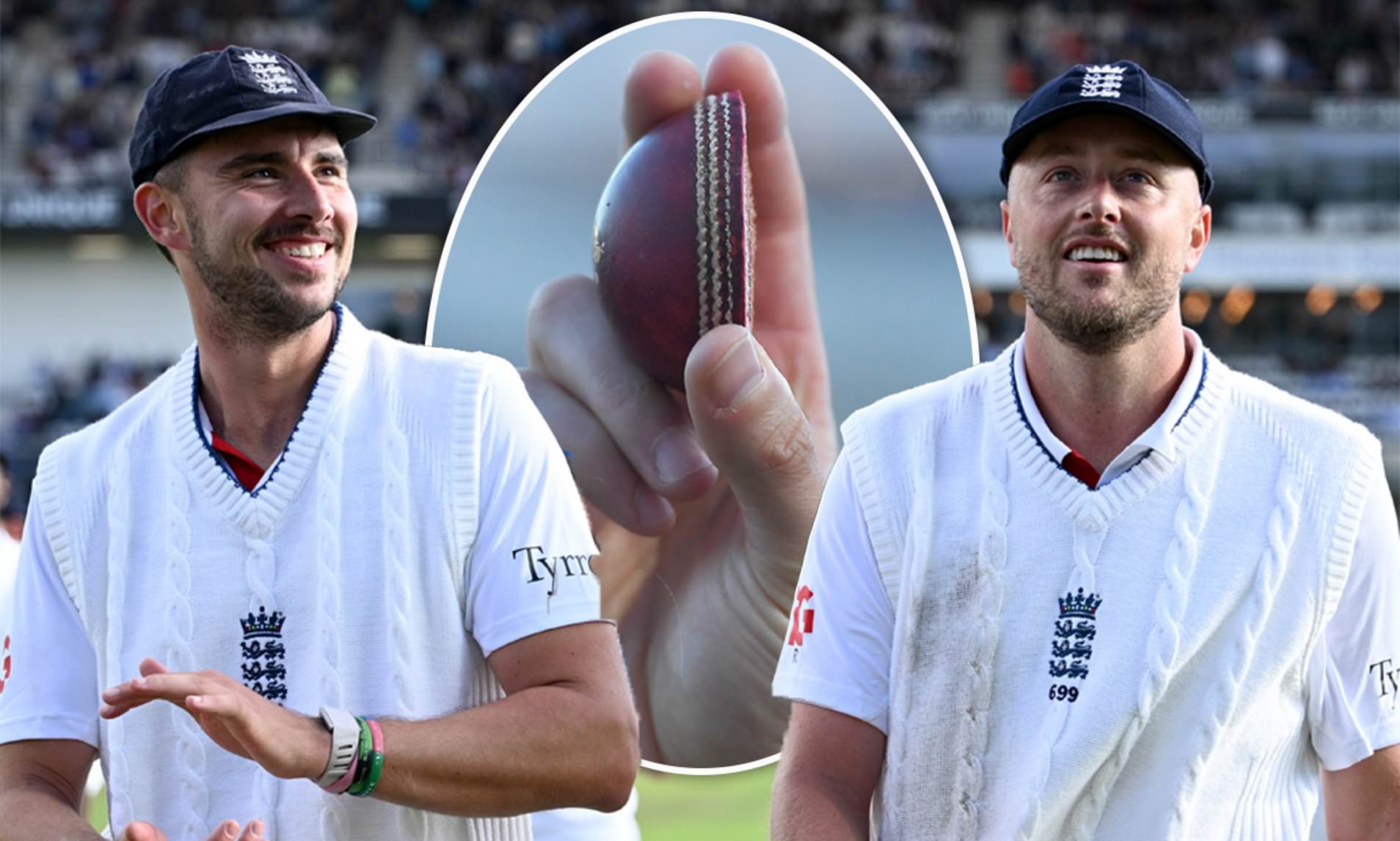England saw ball in half so Ollie Robinson and Josh Tongue can share it after five-wicket hauls