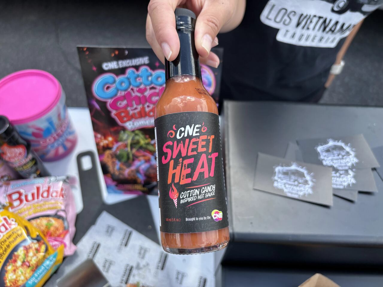 Pickle-flavoured coffee, deep-fried pizza: We tested the CNE's wacky foods