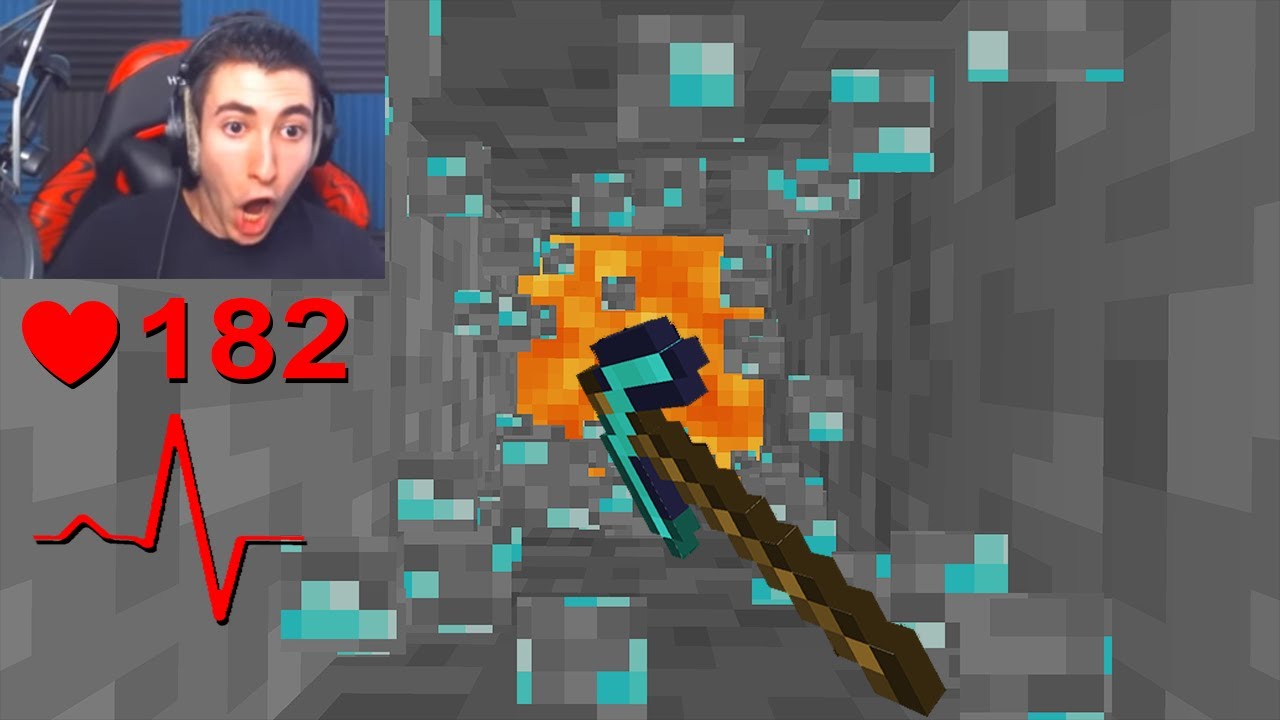 Minecraft UHC but I use a heart rate tracker