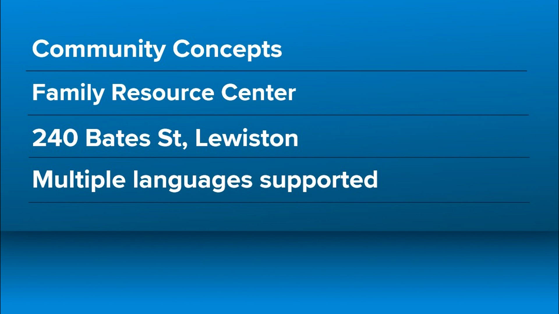 City of Lewiston opens Maine's first 'Family Resource Center'