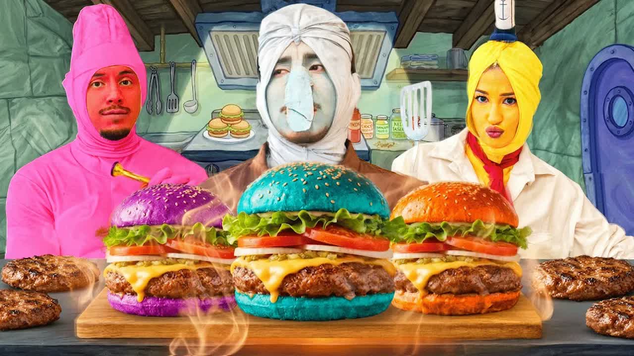 Making a Krabby Patty w/ BNS