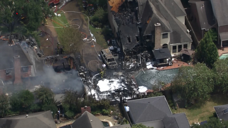Fire destroys 2 neighboring homes in Cypress-area subdivision, officials say