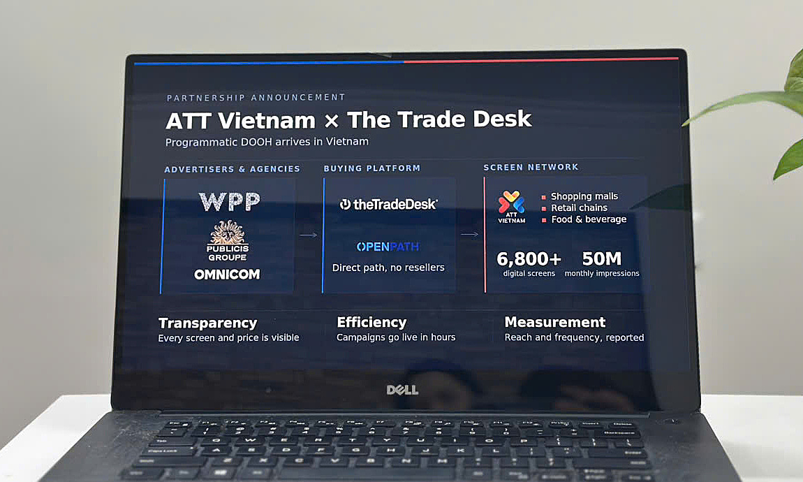 ATT Vietnam launches Vietnam's first DOOH OpenPath integration