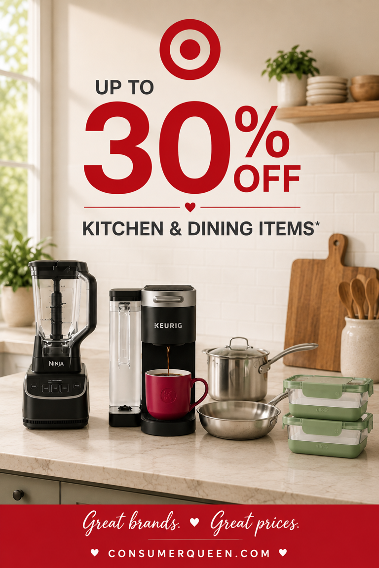Target kitchen sale: Save up to 30% on kitchen & dining