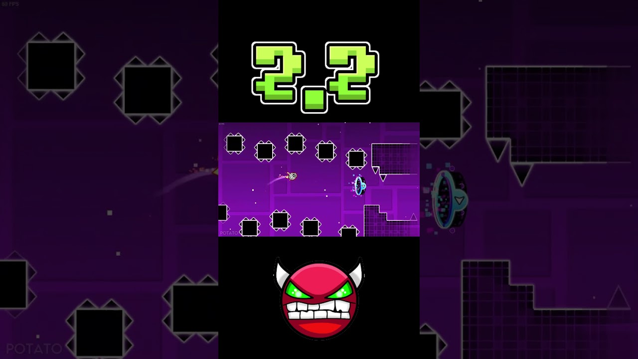 Dry out 2.2 Geometry Dash #shorts #deluxe12