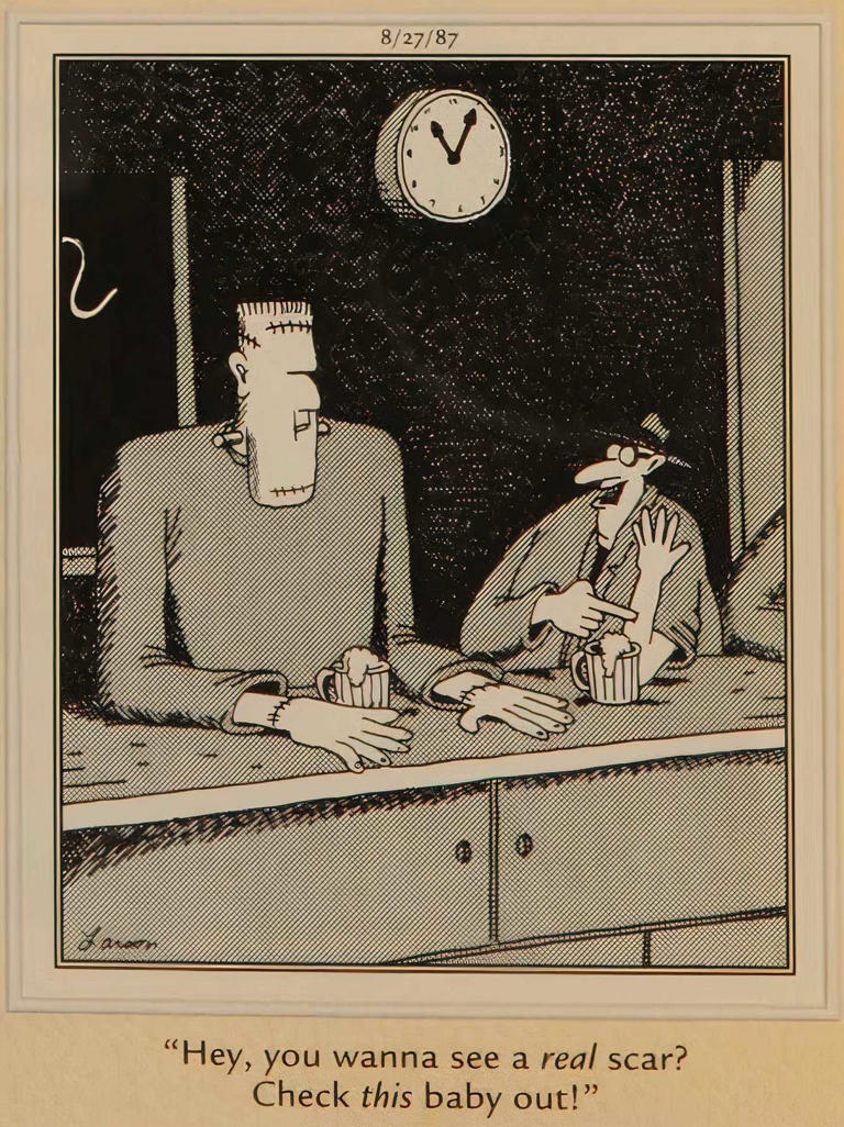 10 best The Far Side comics featuring Frankenstein’s monster, ranked