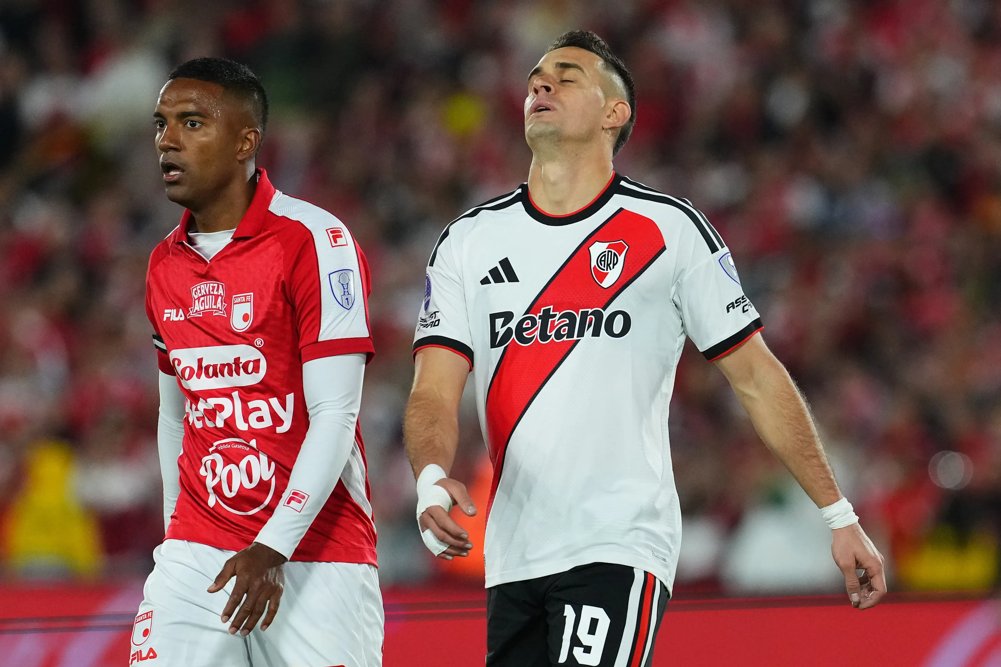 River luchó más de lo que jugó y dispuso de muy pocas chances para anotar. (Getty Images)