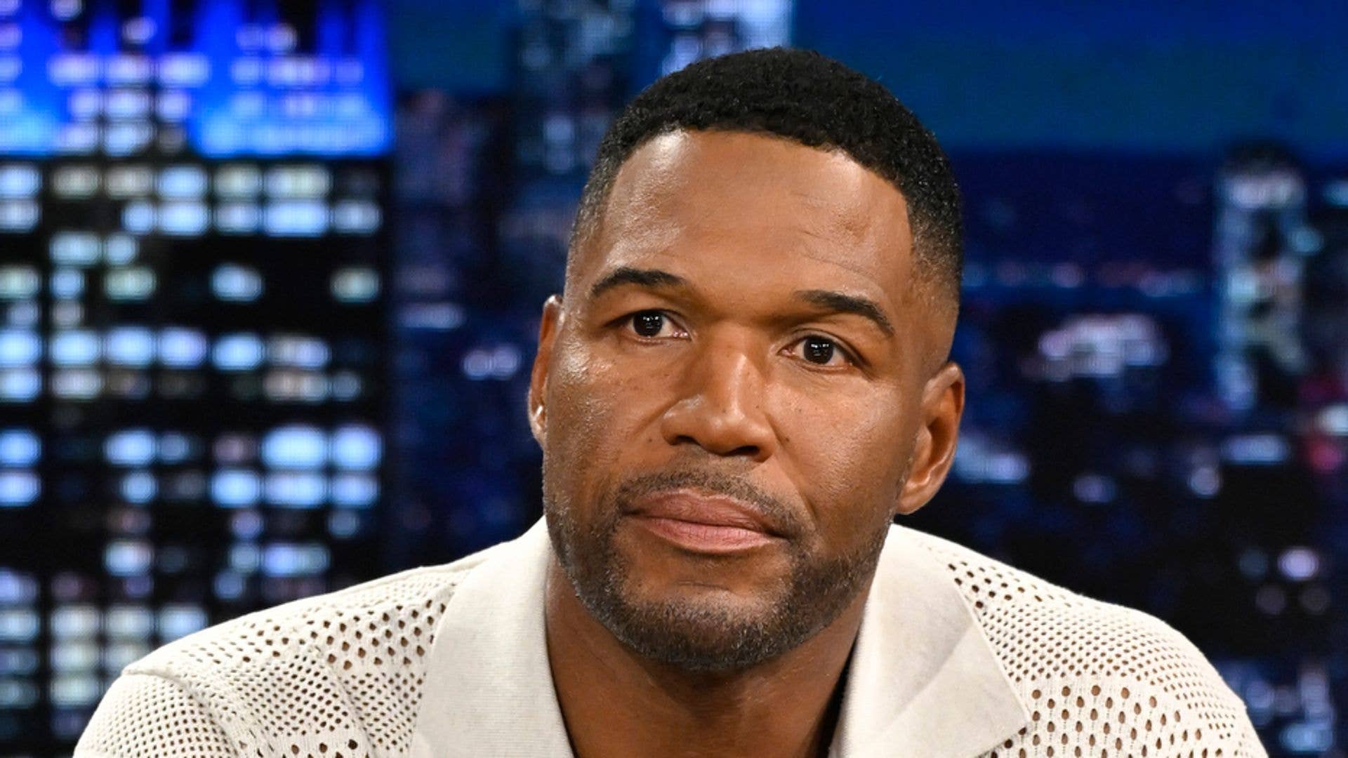 GMA's Michael Strahan left in tears reflecting on one of the scariest moments in his life with co-stars