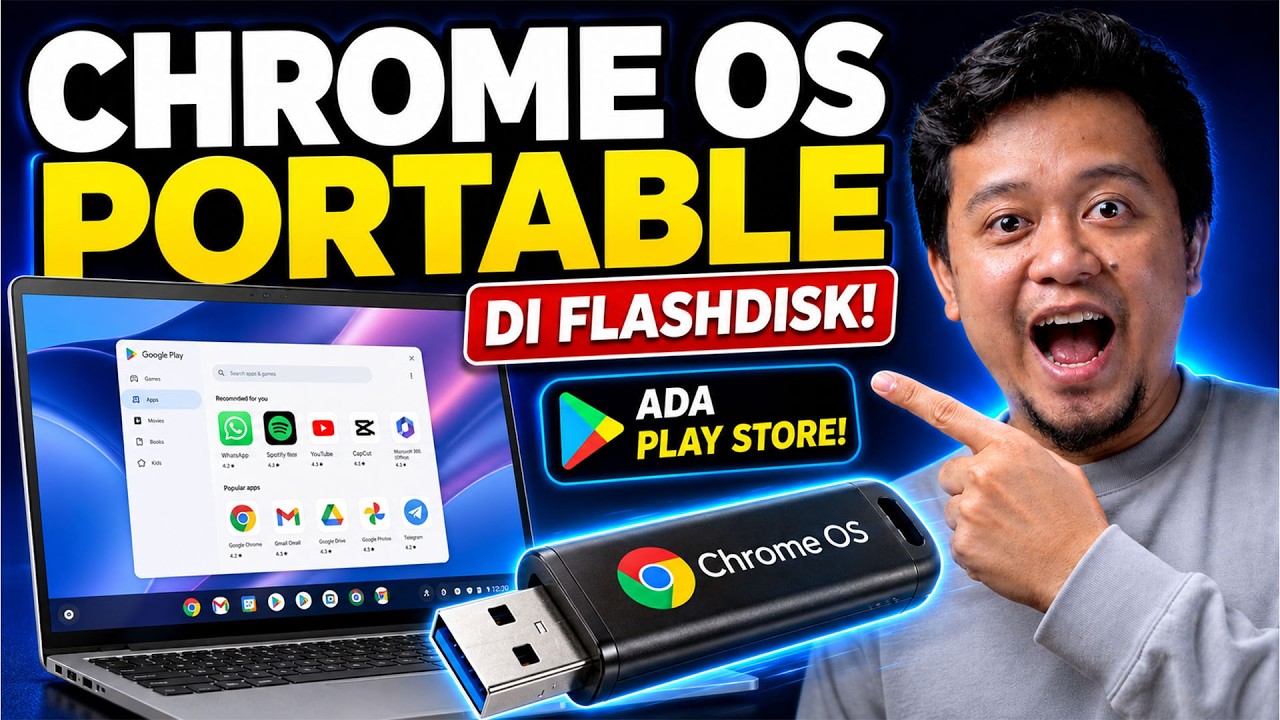 Instalasi Chrome OS USB yang mudah dengan fitur cerdas