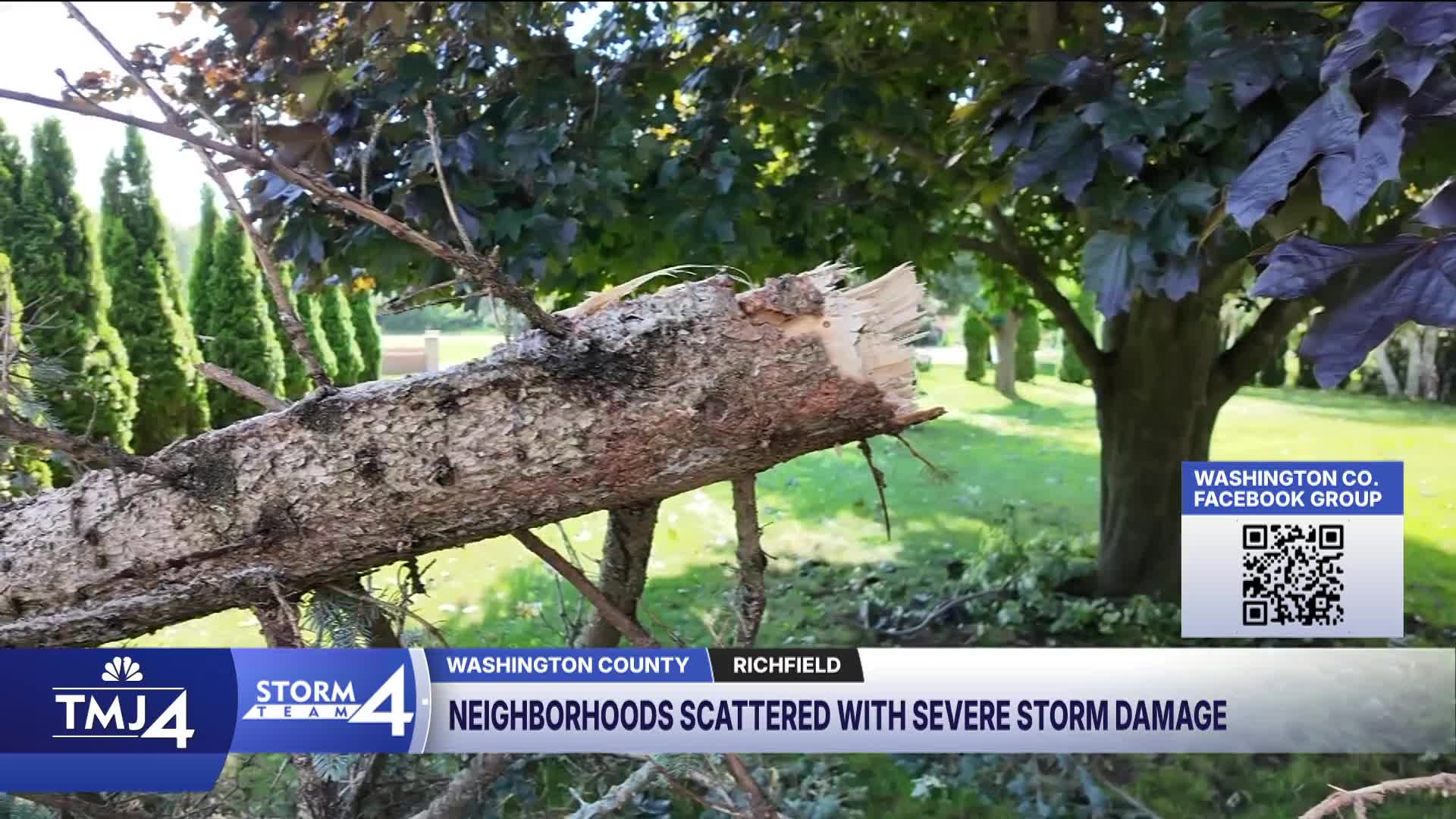 Richfield community cleans up major tree damage after EF0 tornado ...