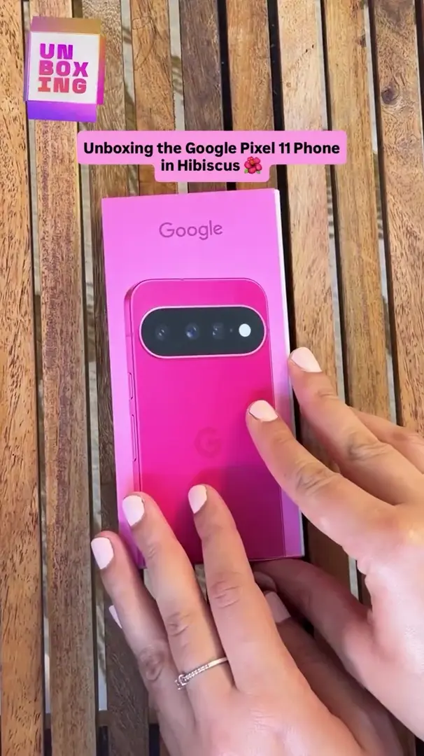 Unboxing Google’s new Pixel 11 phone