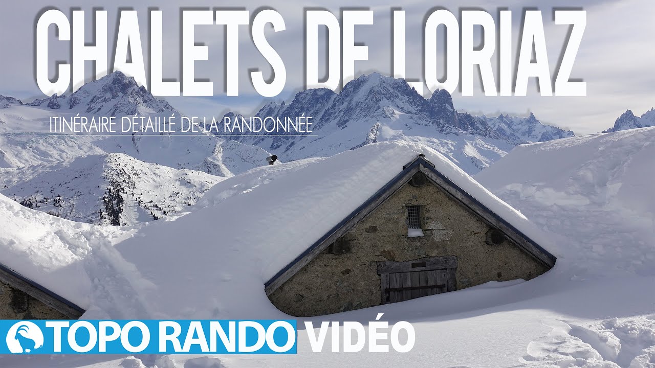 Refuge et chalets de Loriaz en montagne