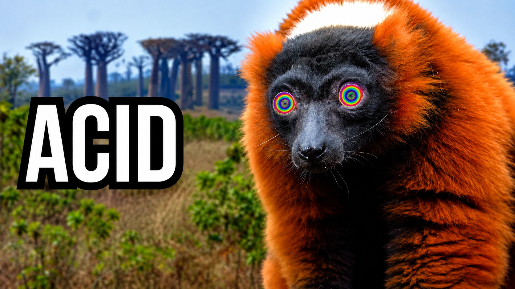 Lemurs bite toxic millipedes to get high then rub the poison all over ...