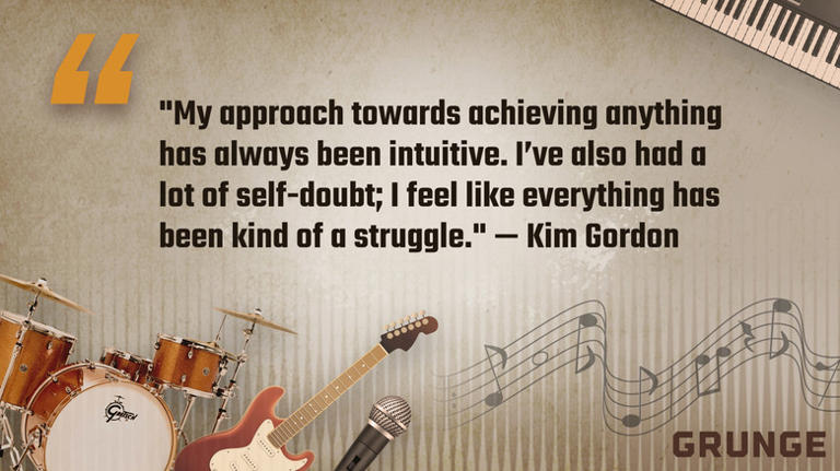 Quote of the day by Kim Gordon: 'My approach towards achieving anything ...