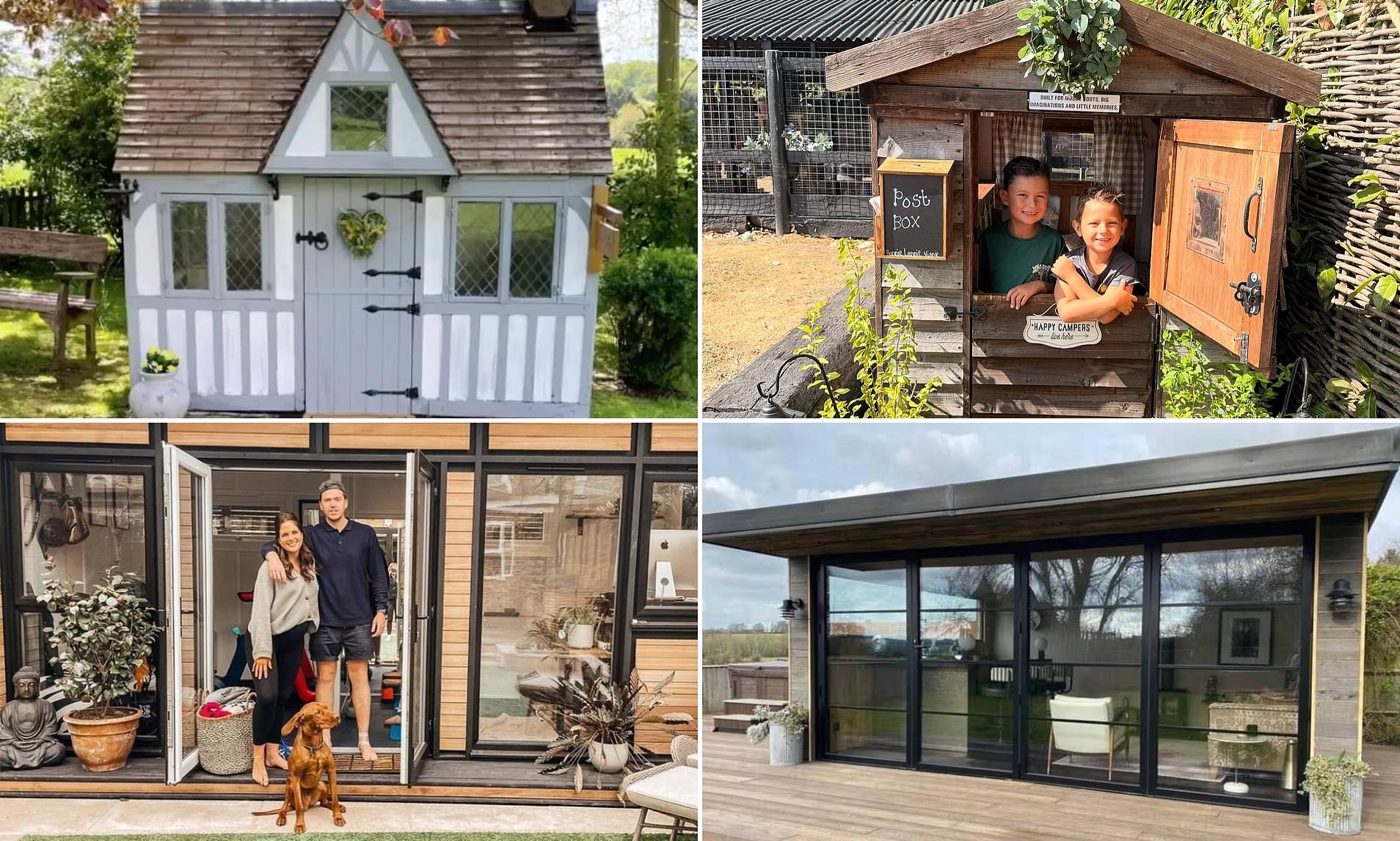 Battle of the celebrity sheds! Whose cabin should you copy - and which look will be judged?