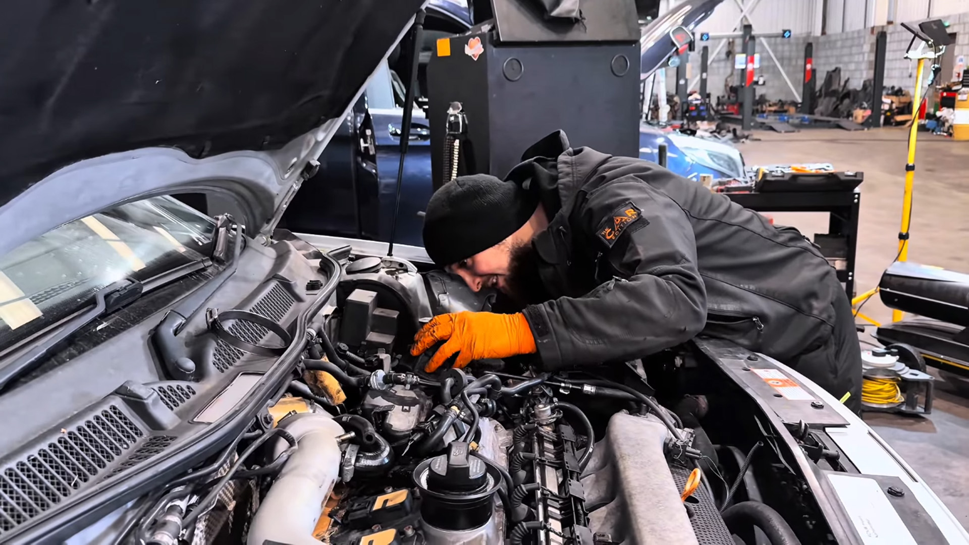 Fixing turbo and steering rack issues on an Audi S3