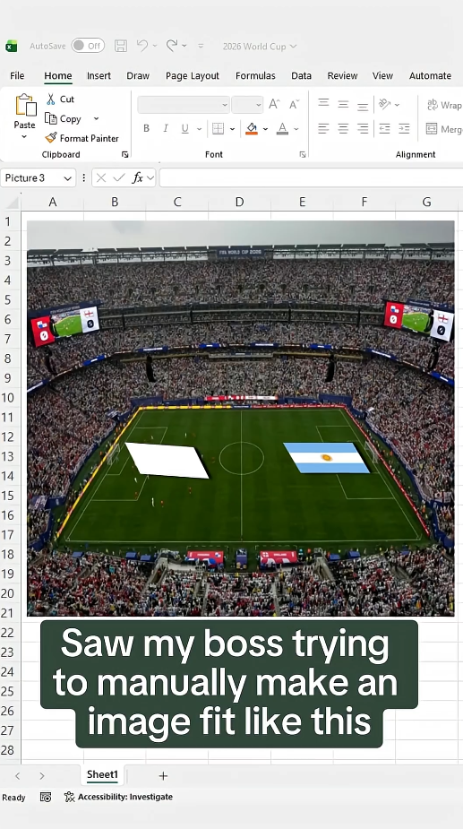 Adding images inside Excel shapes