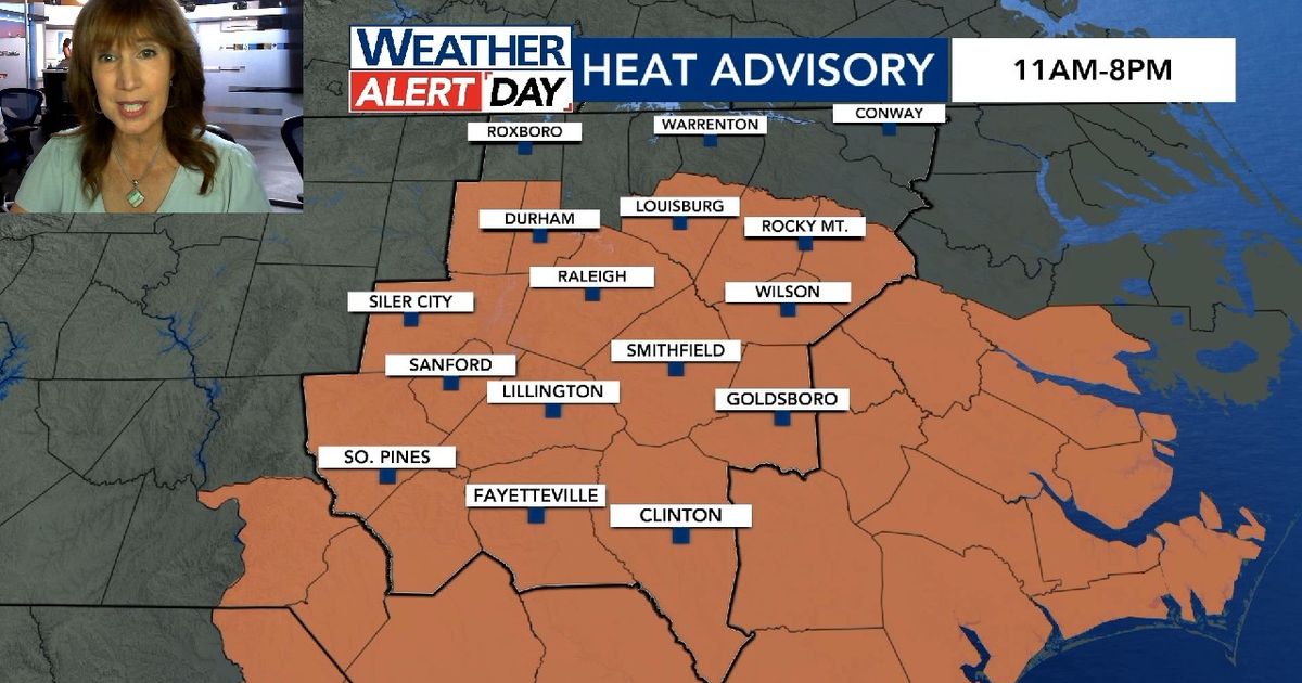 WRAL weather alert day: Thunderstorms rumble through central NC