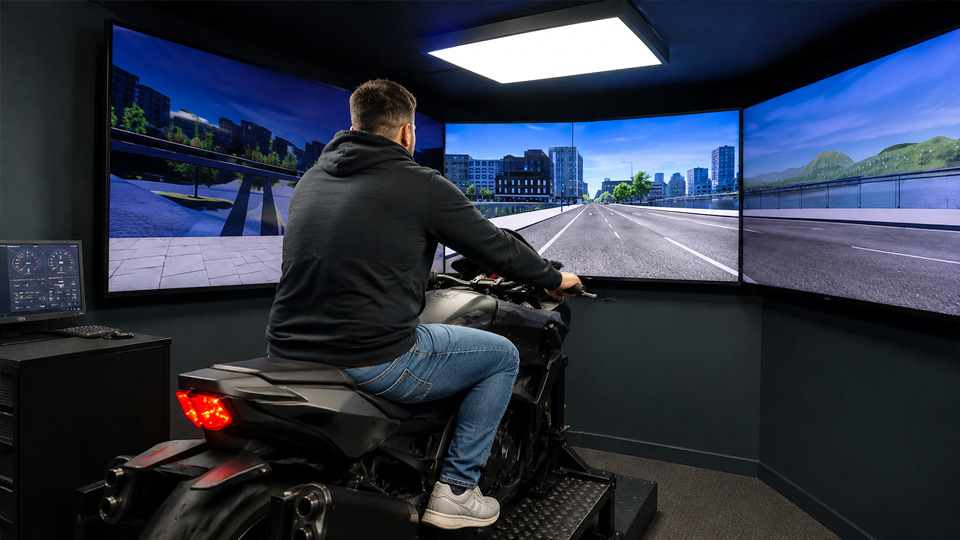 Motorcycle road safety gets a realistic training tool