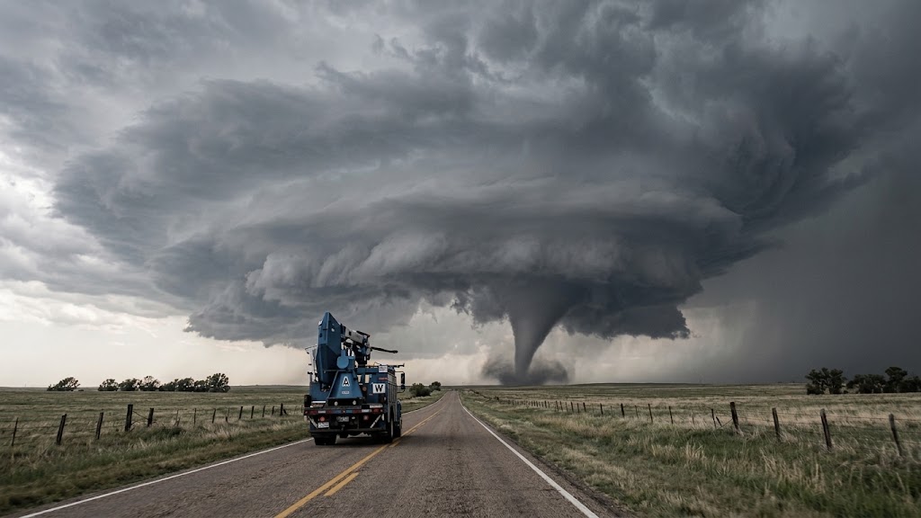 One tornado. One sensor. One goal - get out alive