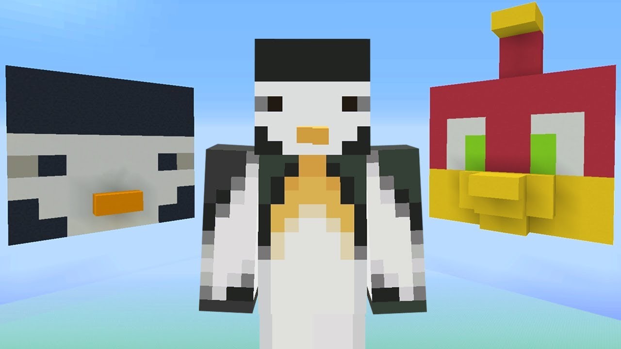 Survive the murder mystery crew in Minecraft Sky Wars