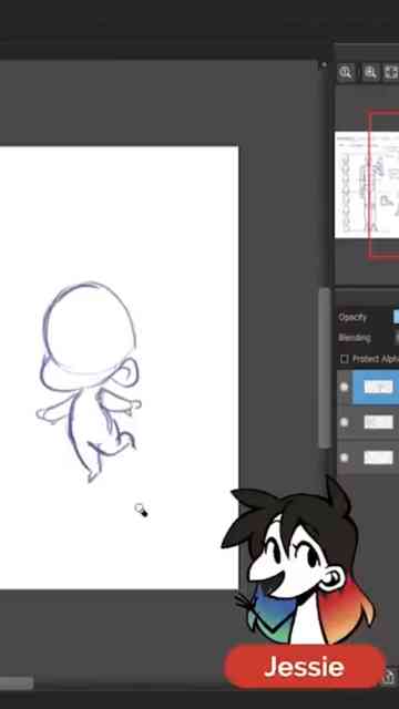 How to draw cute chibi bodies step by step