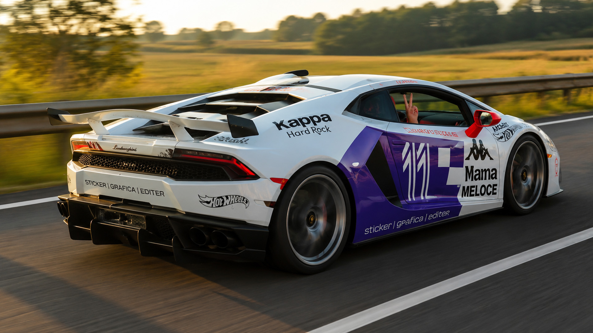 Lamborghini Huracan joins the Gumball road run