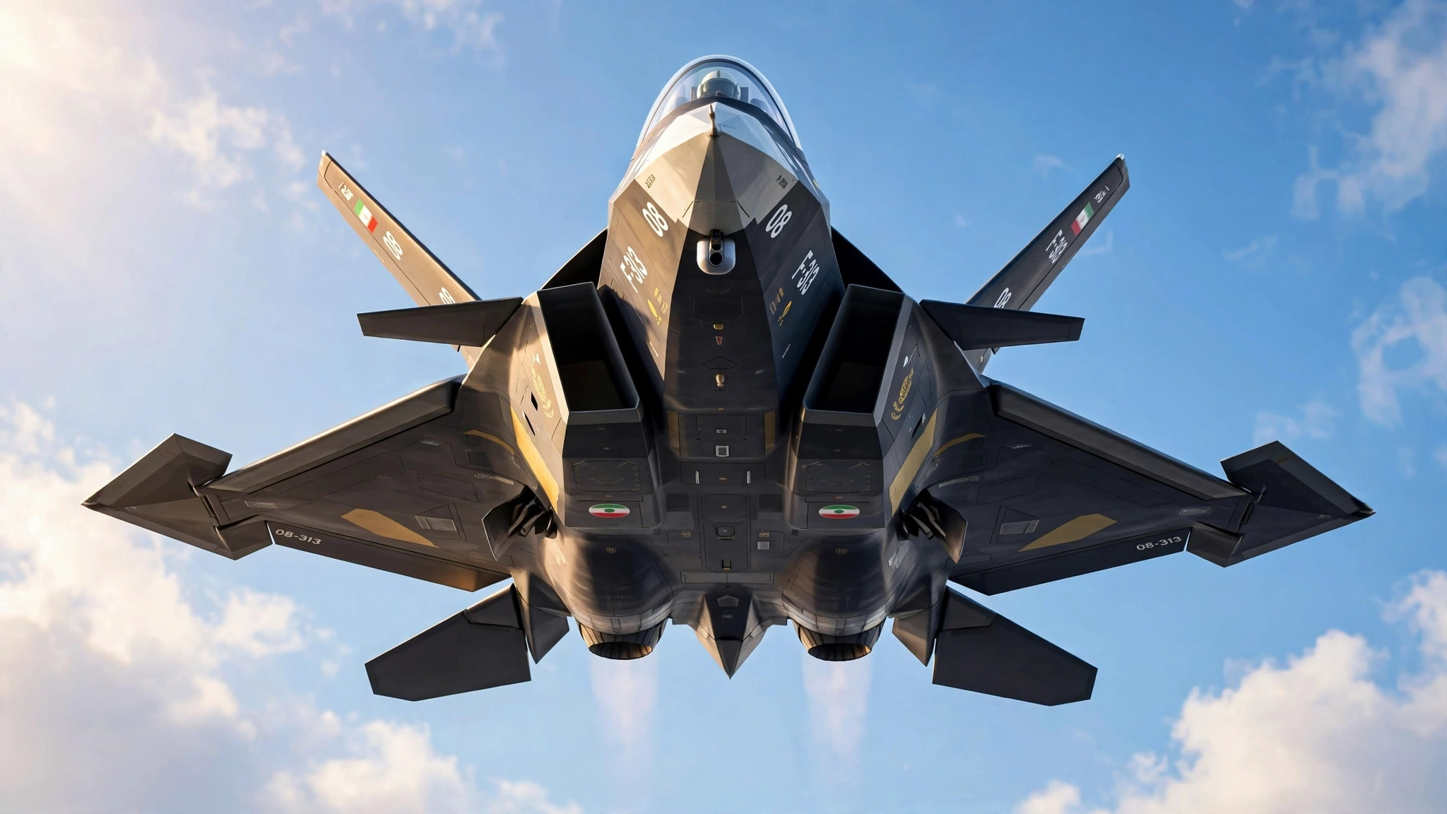 Iran’s stealth fighter still had not flown years after its reveal - F-313