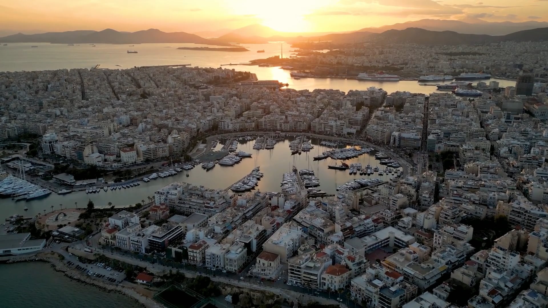 Piraeus, Greece: Aerial views of the gateway to the Aegean