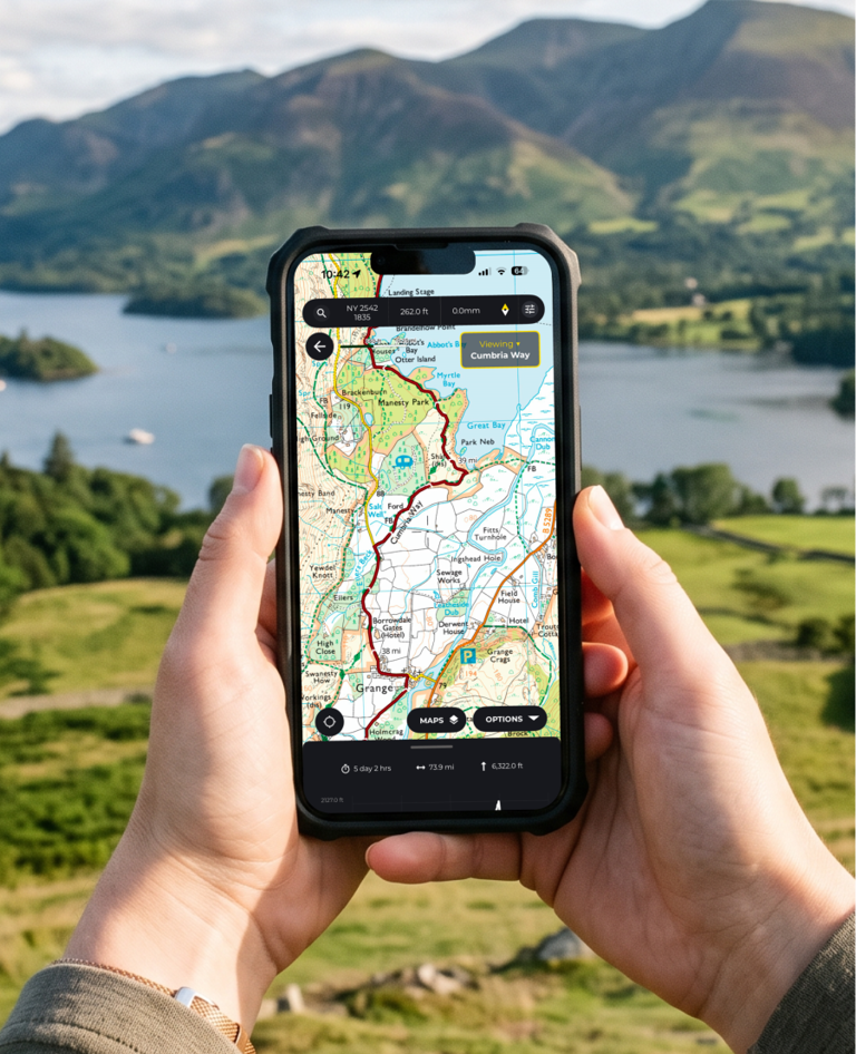 Our experts tap in to test the best hiking apps 2026